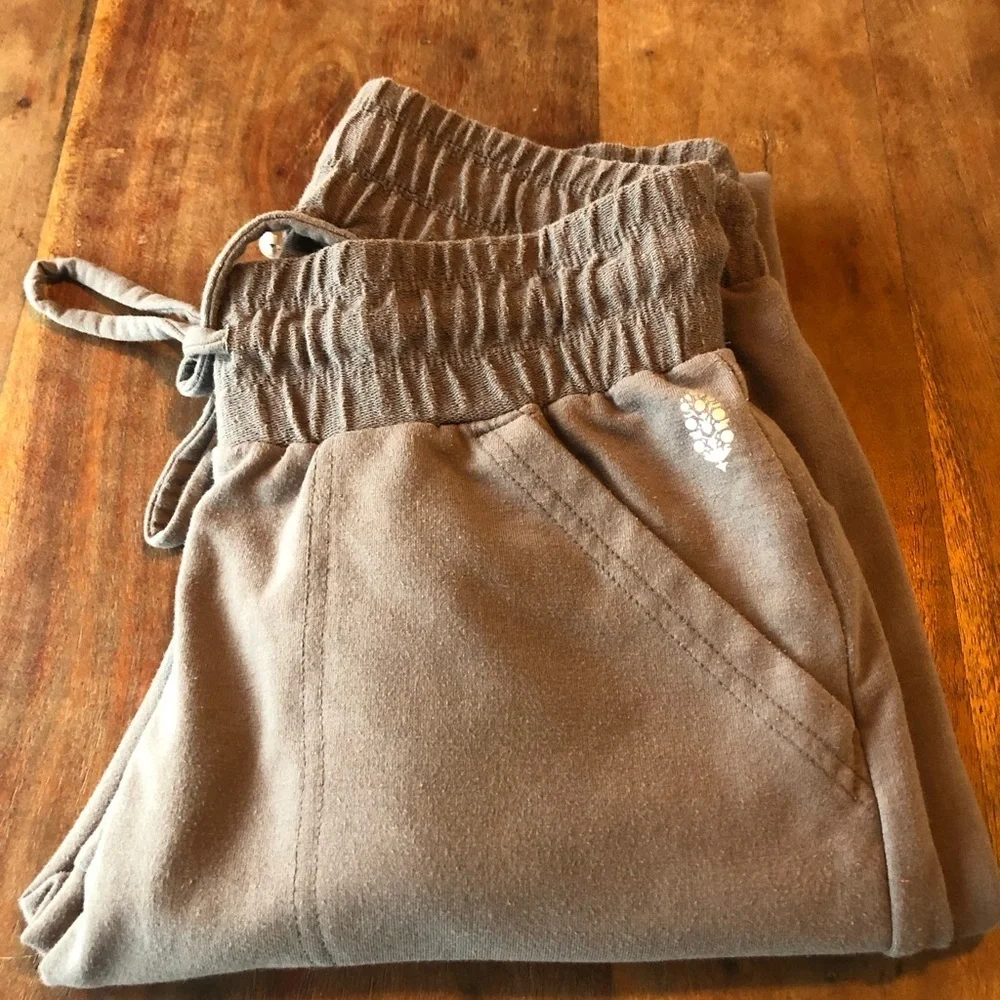 Free People Movement Joggers Skinny Sweatpants Charcoal Gray